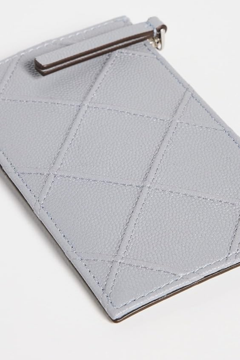 Tory Burch Fleming Soft Zip Card Case Mist 152602-400