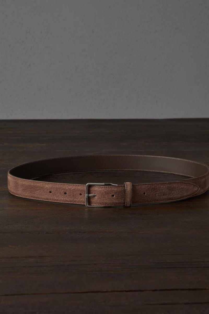 Brunello Cucinelli Men's Leather Belt MAUBE309