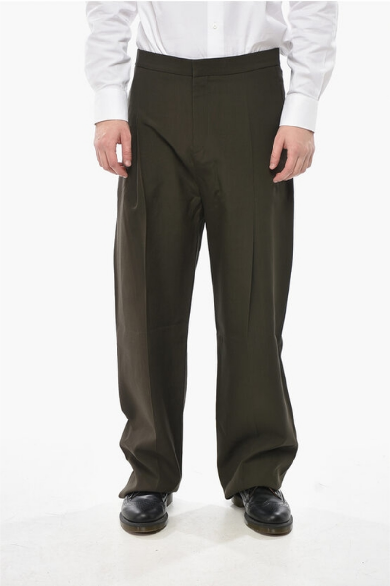 Givenchy Couture Trousers-Military Green