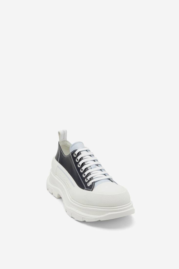 Alexander McQueen  Men's Tread Slick Lace Up in Navy/spring Blue