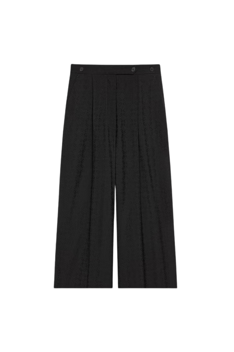 Givenchy Pleated Pants Black BW515715UG