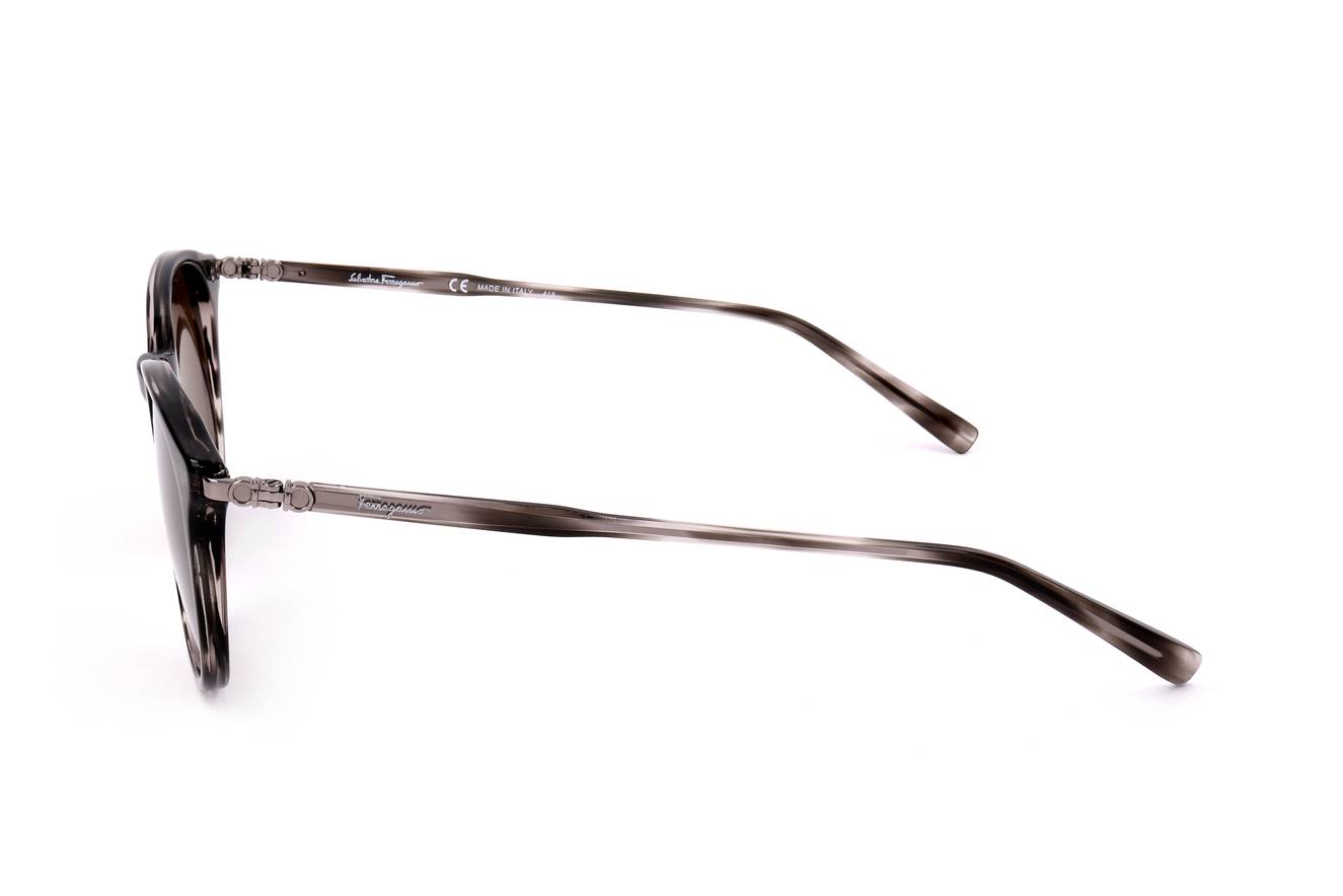 Salvatore Ferragamo  Brown Round Ladies Sunglasses  SF911S 003 53