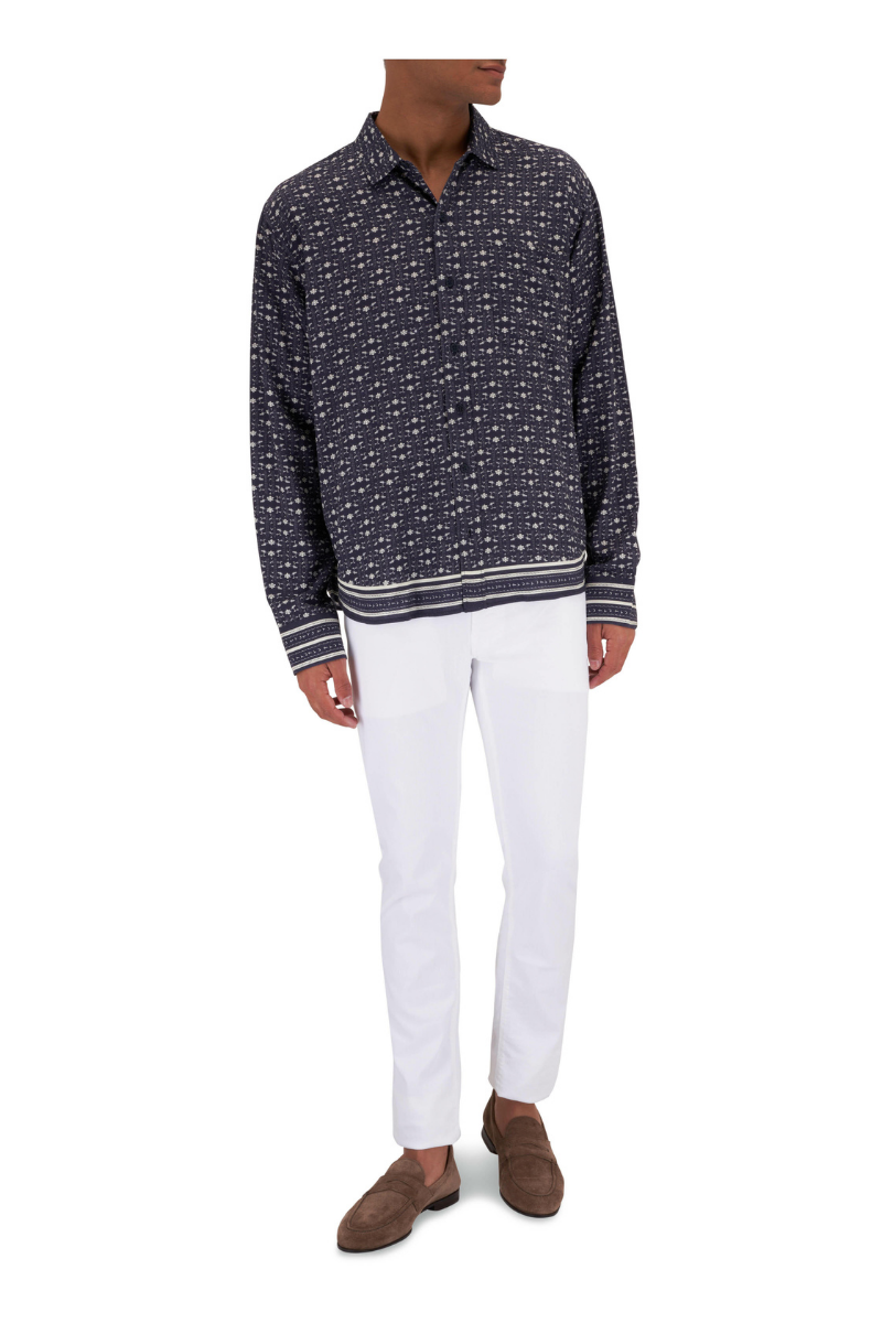 Orlebar Brown GRASMOOR BANDANA-277248-DARK SAPPHIRE/SEA MIST