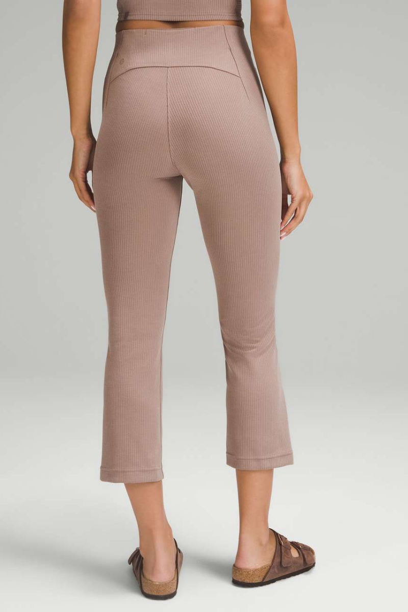 Lululemon Ribbed Softstreme™ Zip-Leg HR Crop 25" TPTC