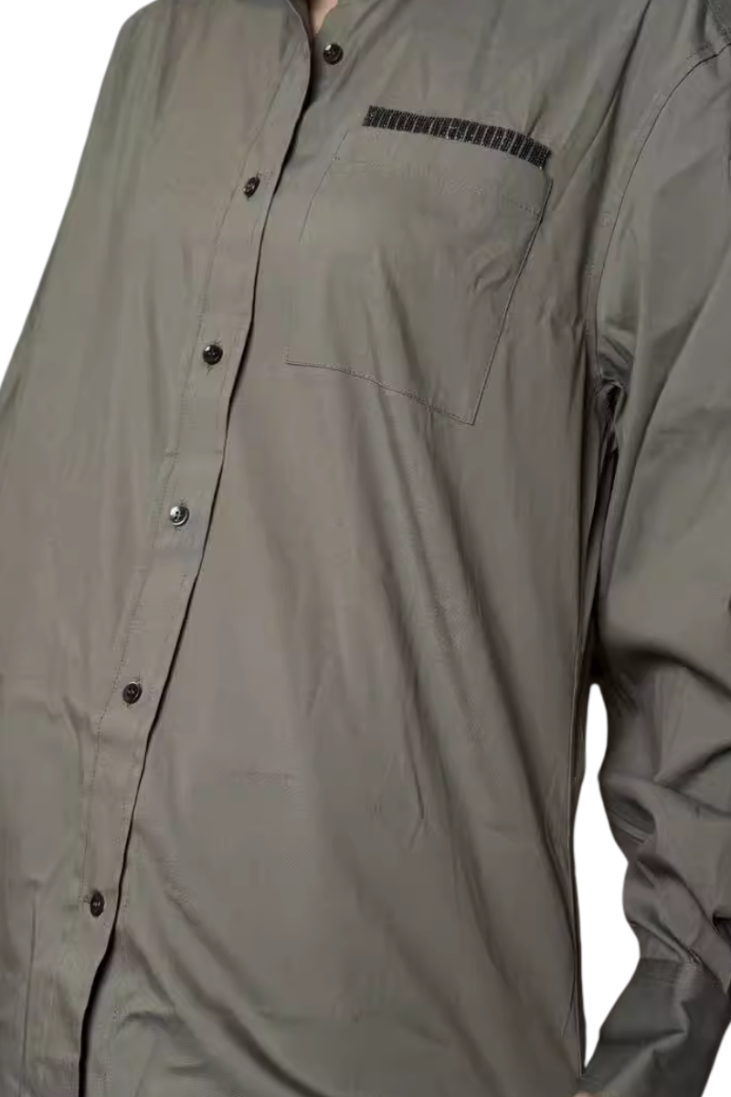 Brunello Cucinelli Green Shirt M0091NQ306