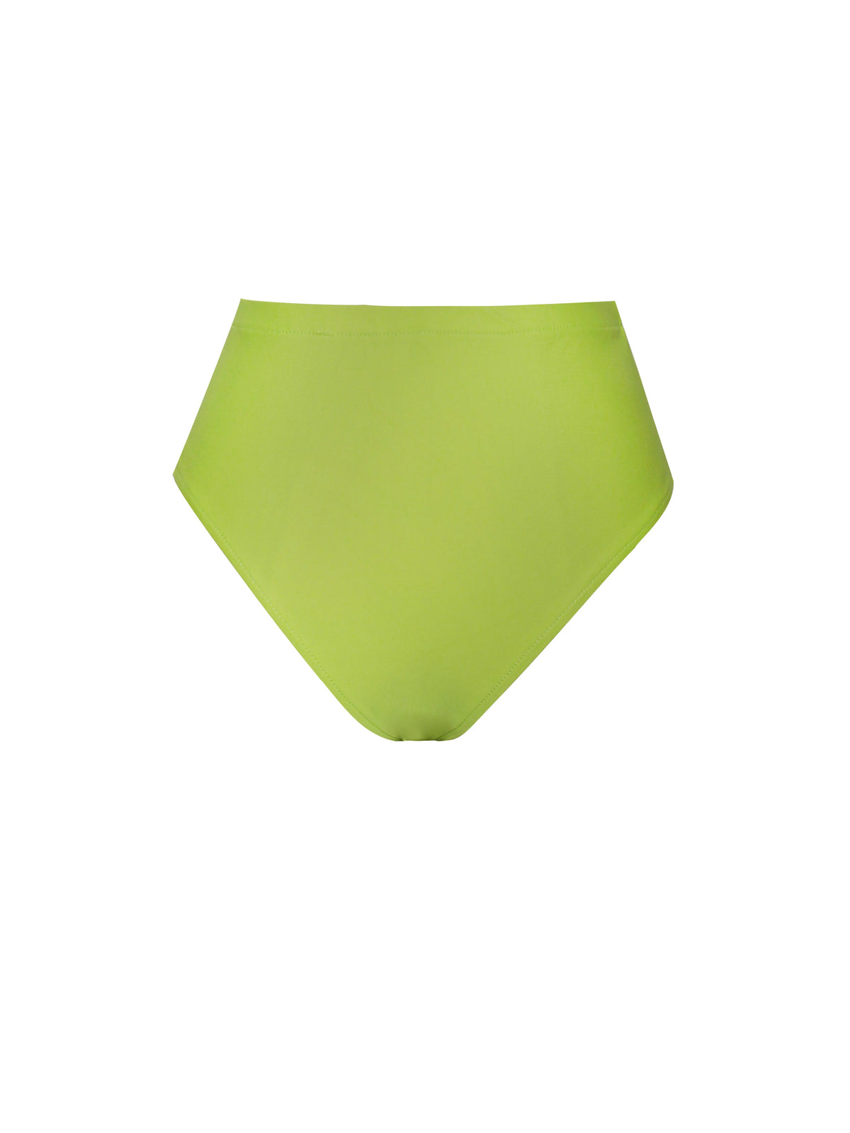 Valley Of Angels Lime Chiffon Pleated High Slit Maxi Dress (Archive Sale)