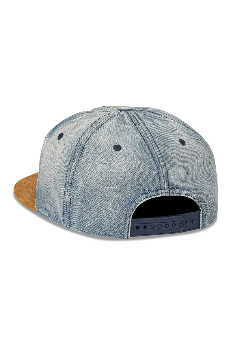 Rhude Motor Oil Hat 'Indigo/Camel'