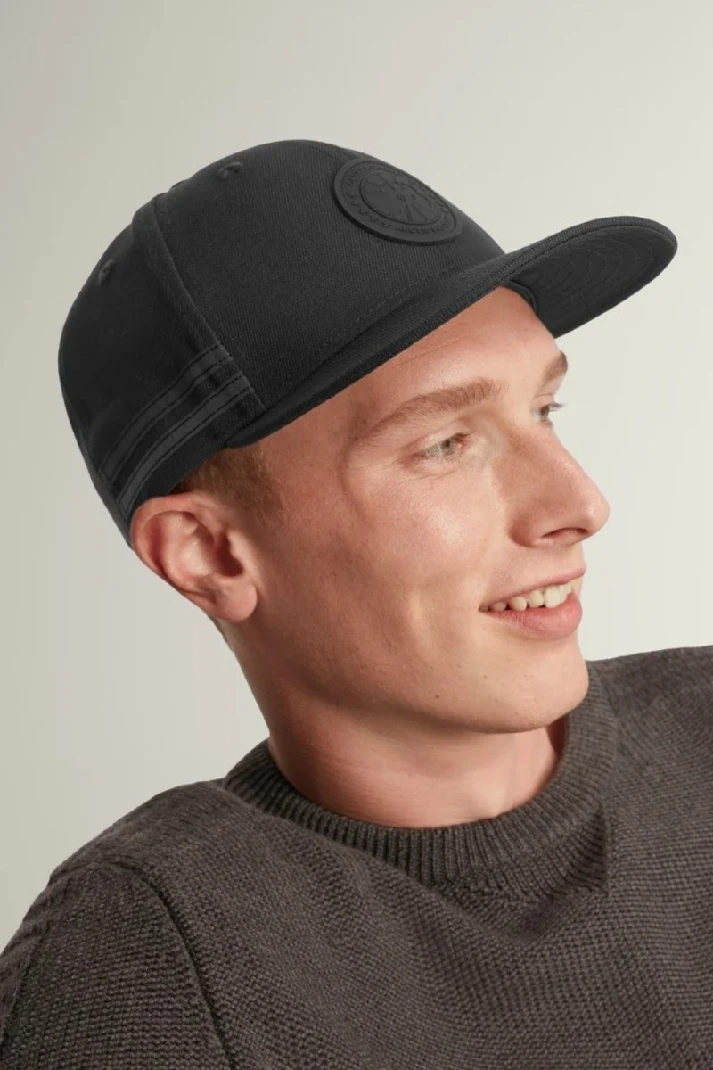 Canada Goose Men's Arctic Disc Snapback Cap Black 5446M