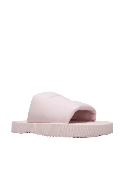 Burberry EKD-debossed leather Slab slides
