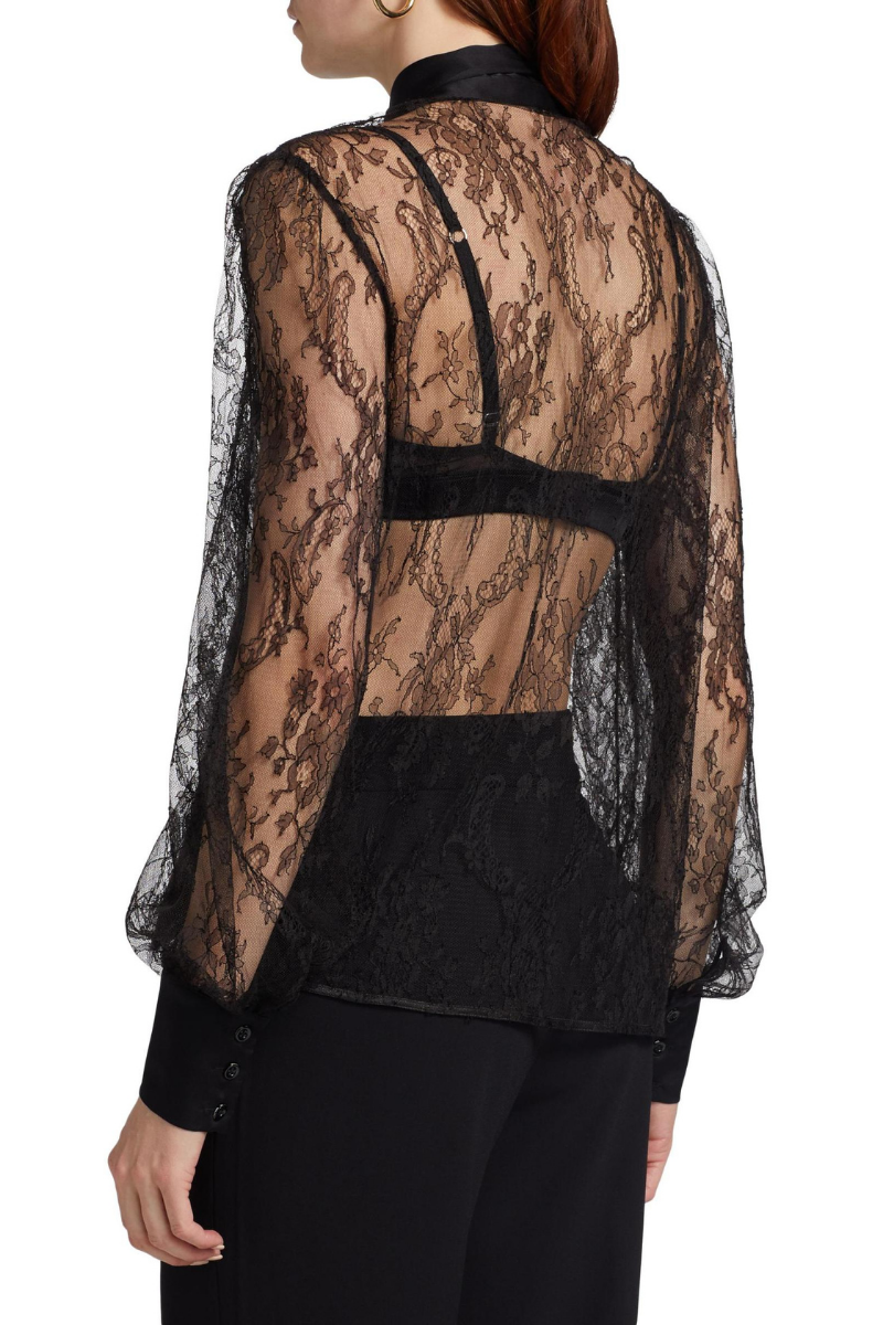 Givenchy Lavalliere Blouse_Black