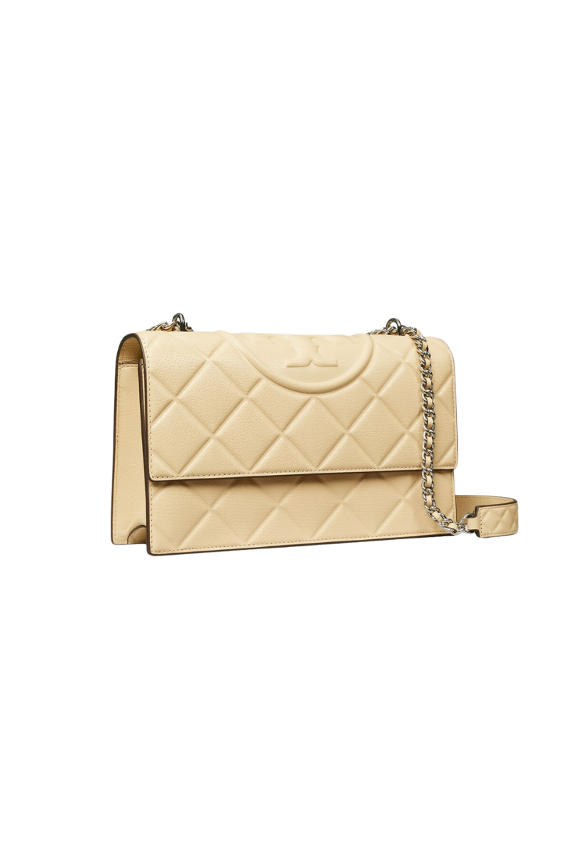Tory Burch Fleming Convertible Shoulder Bag Vanilla Soft Serve 164799-700