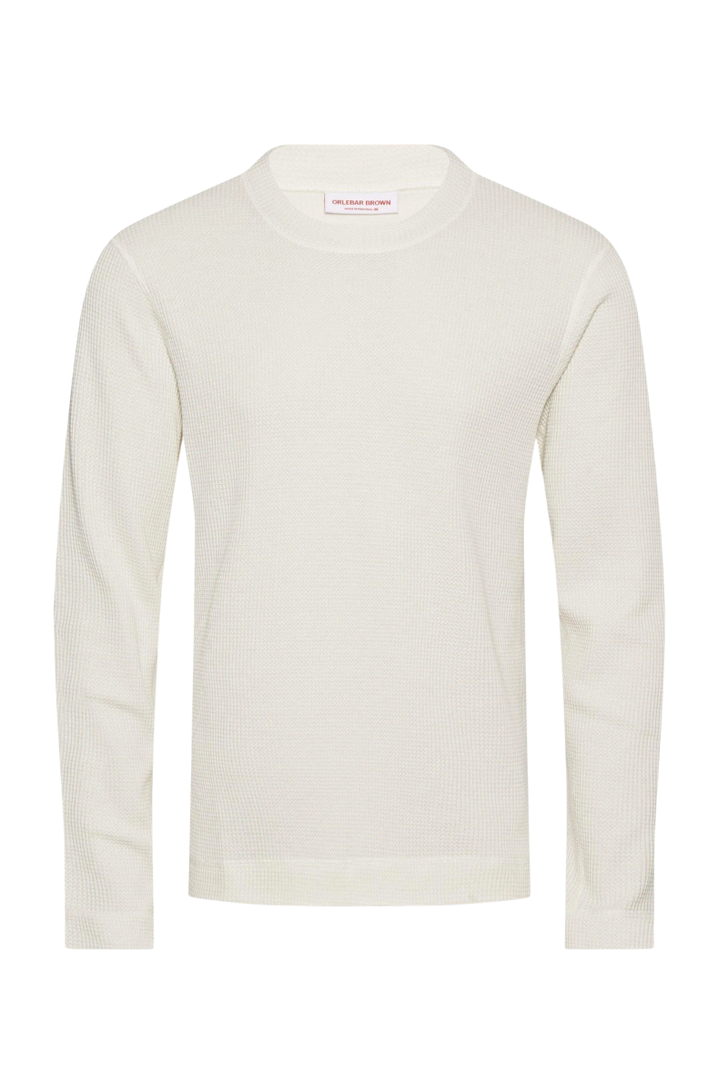 Orlebar Brown Decken Waffle Ls-276590-Cloud