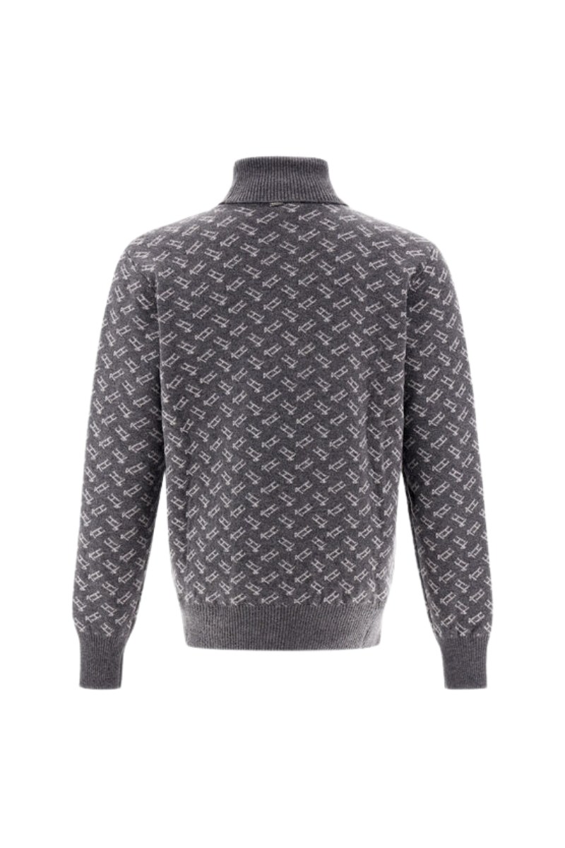 Herno Dolcevita H Jacquard Dark Grey