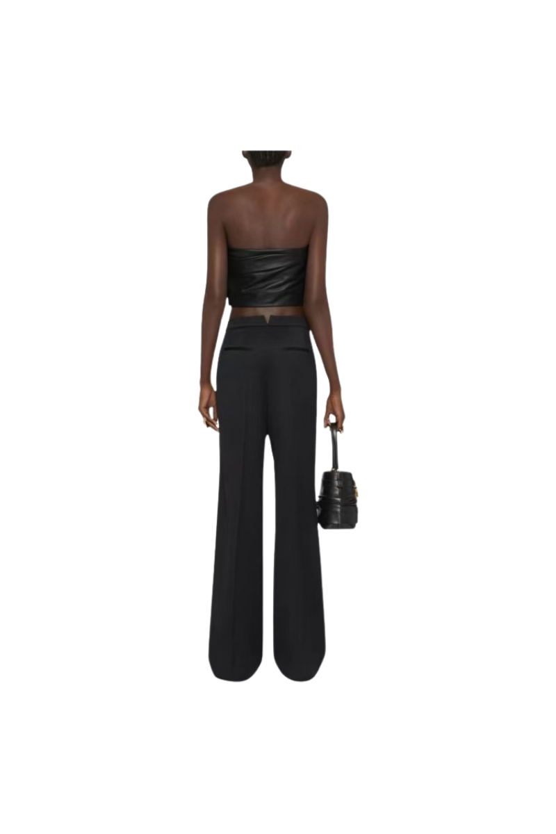 Givenchy Drapped Top Black BW61C261G9