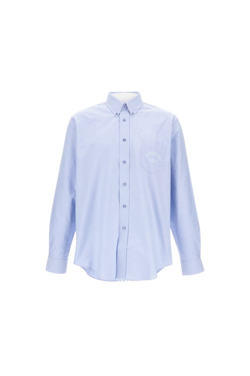 Givenchy Long Sleeves Shirt-Light Blue