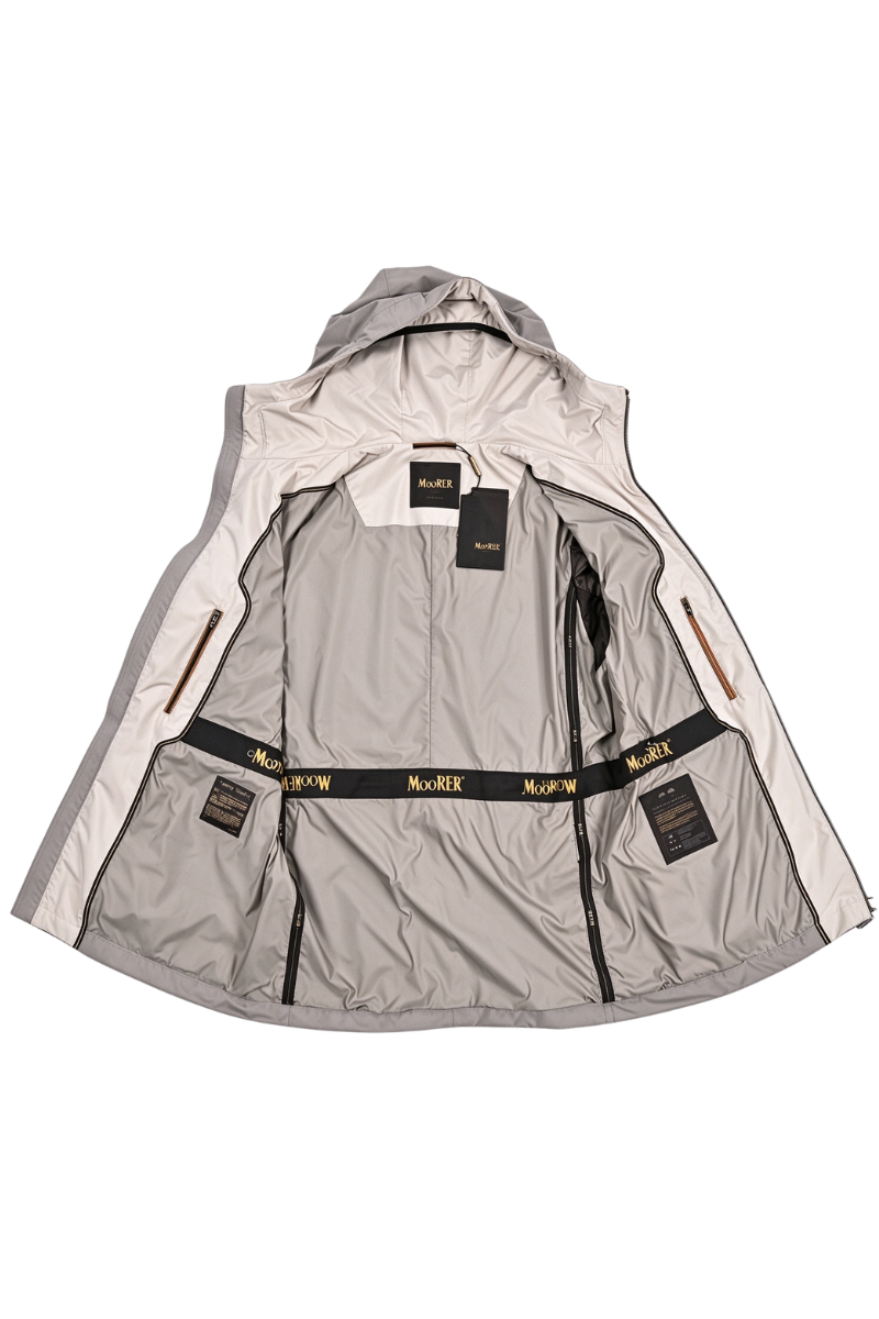 MooRER ALVINSTP Men Mid Length Hooded Coat Marmo