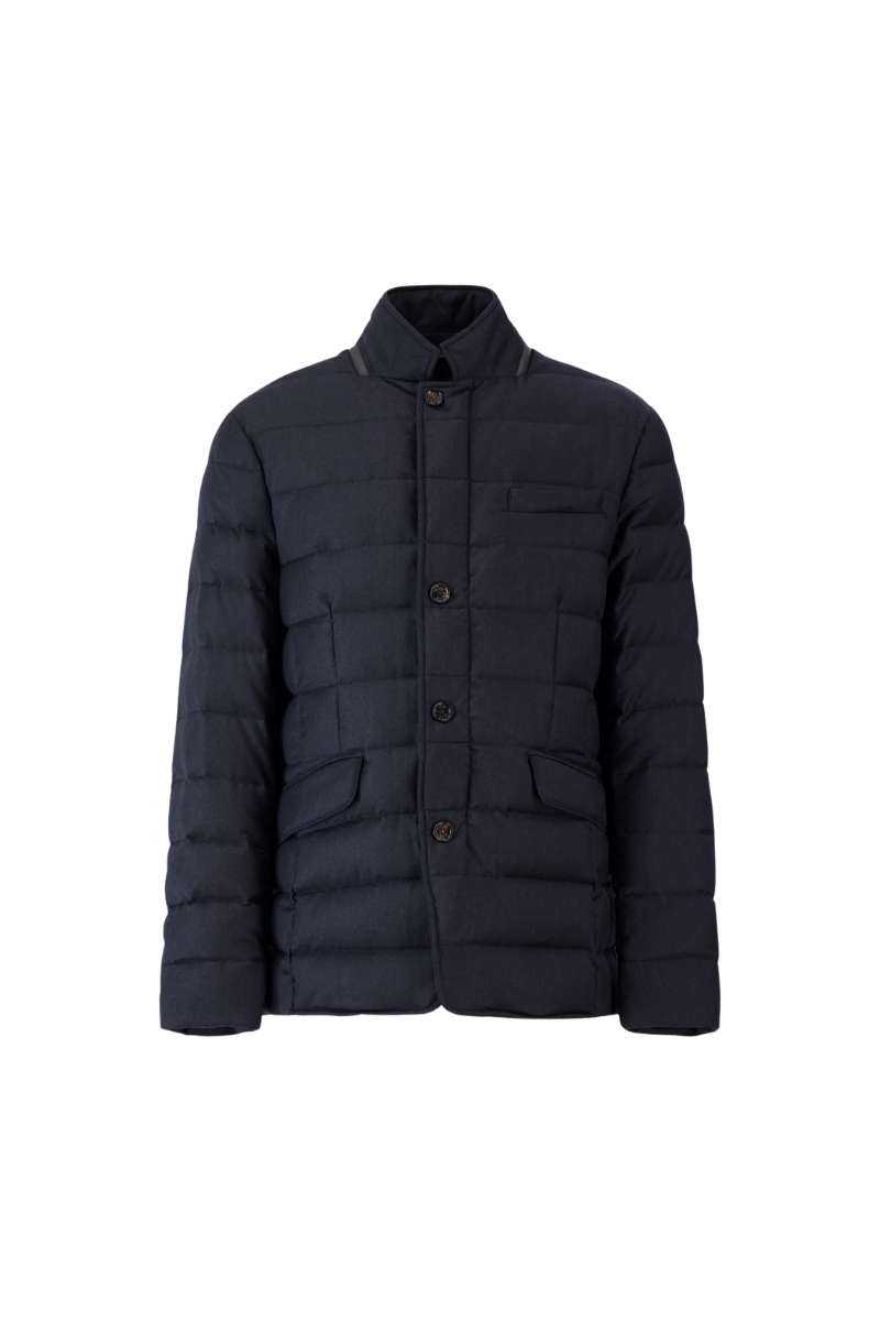 MooRer ZAYN-L Quilted Down Jacket Blue