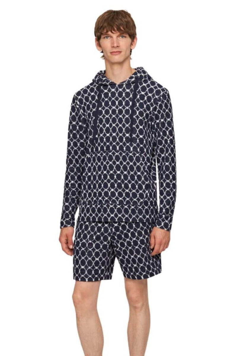 Orlebar Brown BLAINE GEO TILE-278354-MIDNIGHT NAVY