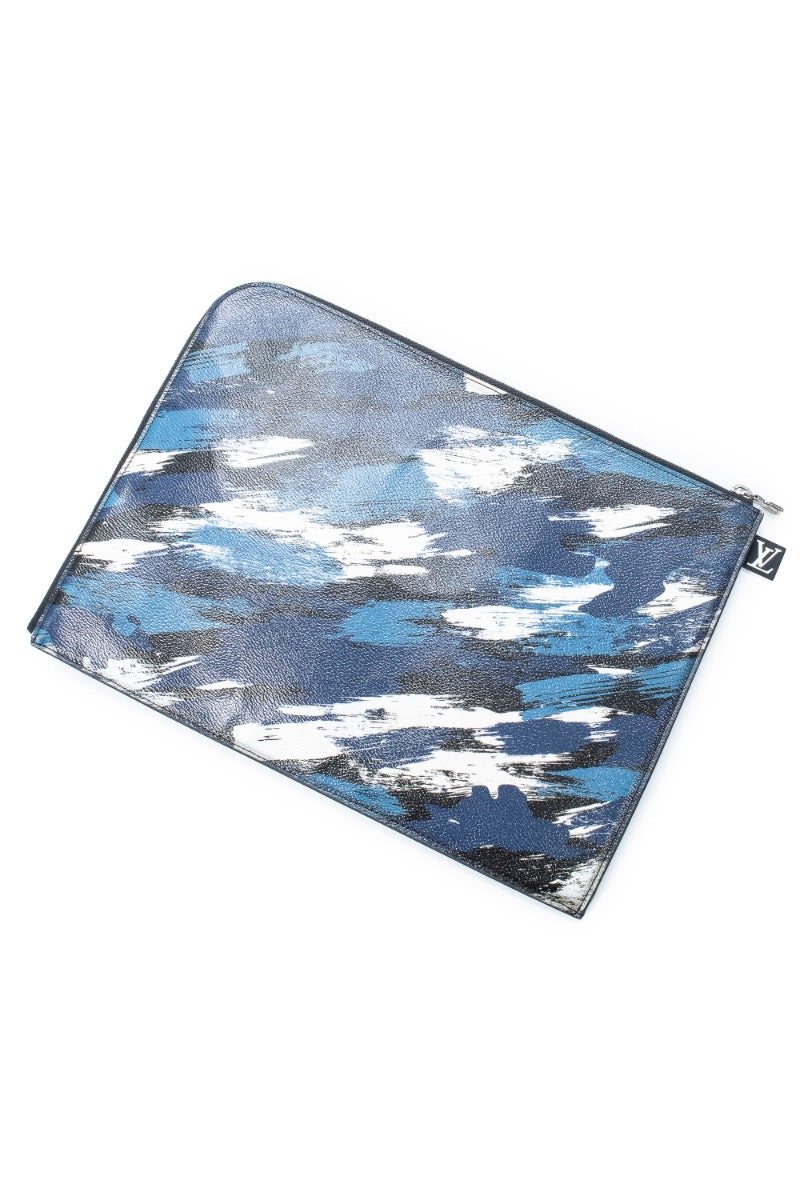 Ltd. Ed. Camouflage Pochette Jour-Blue/Black/White