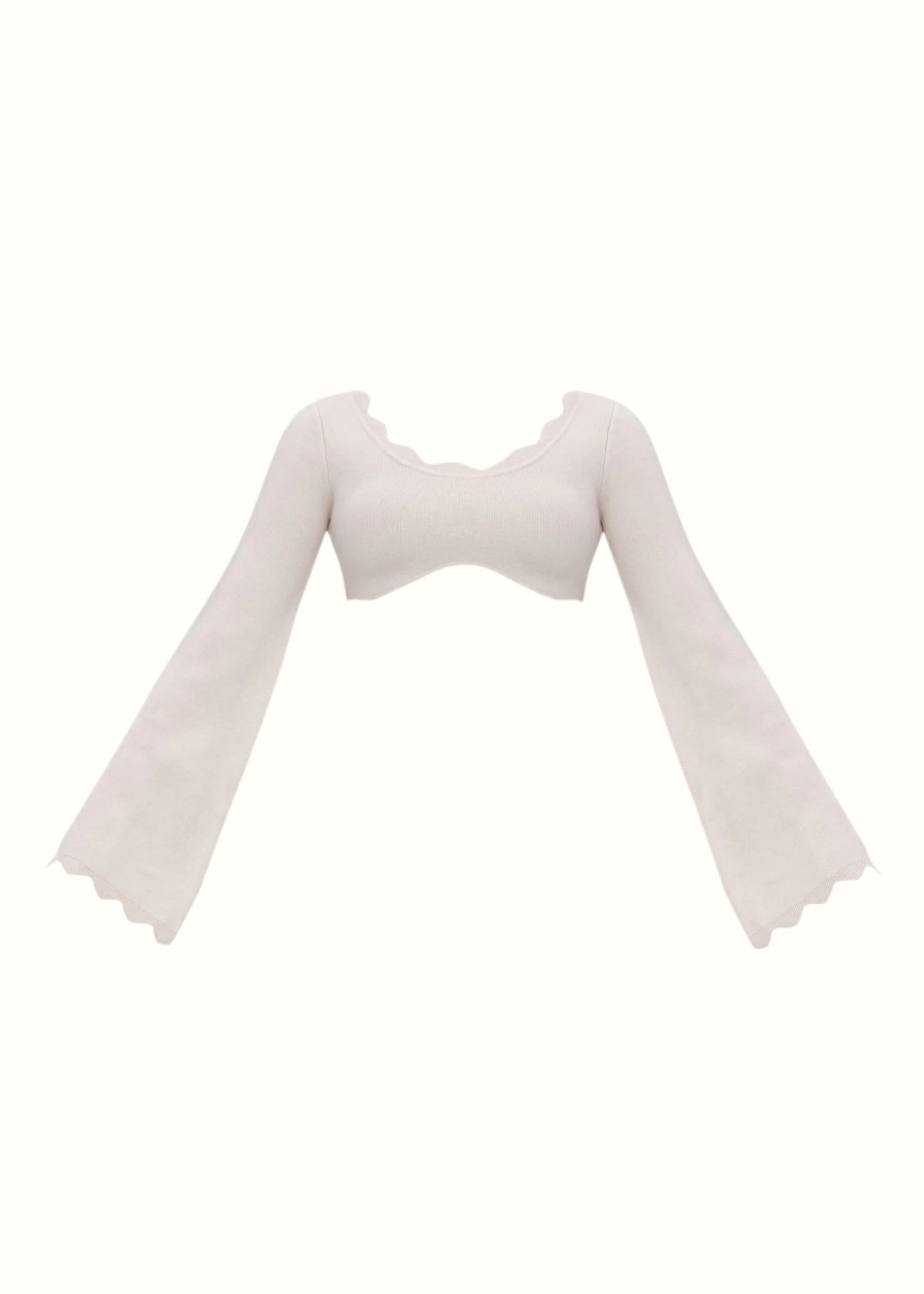 ODA CROP TOP - TUSK