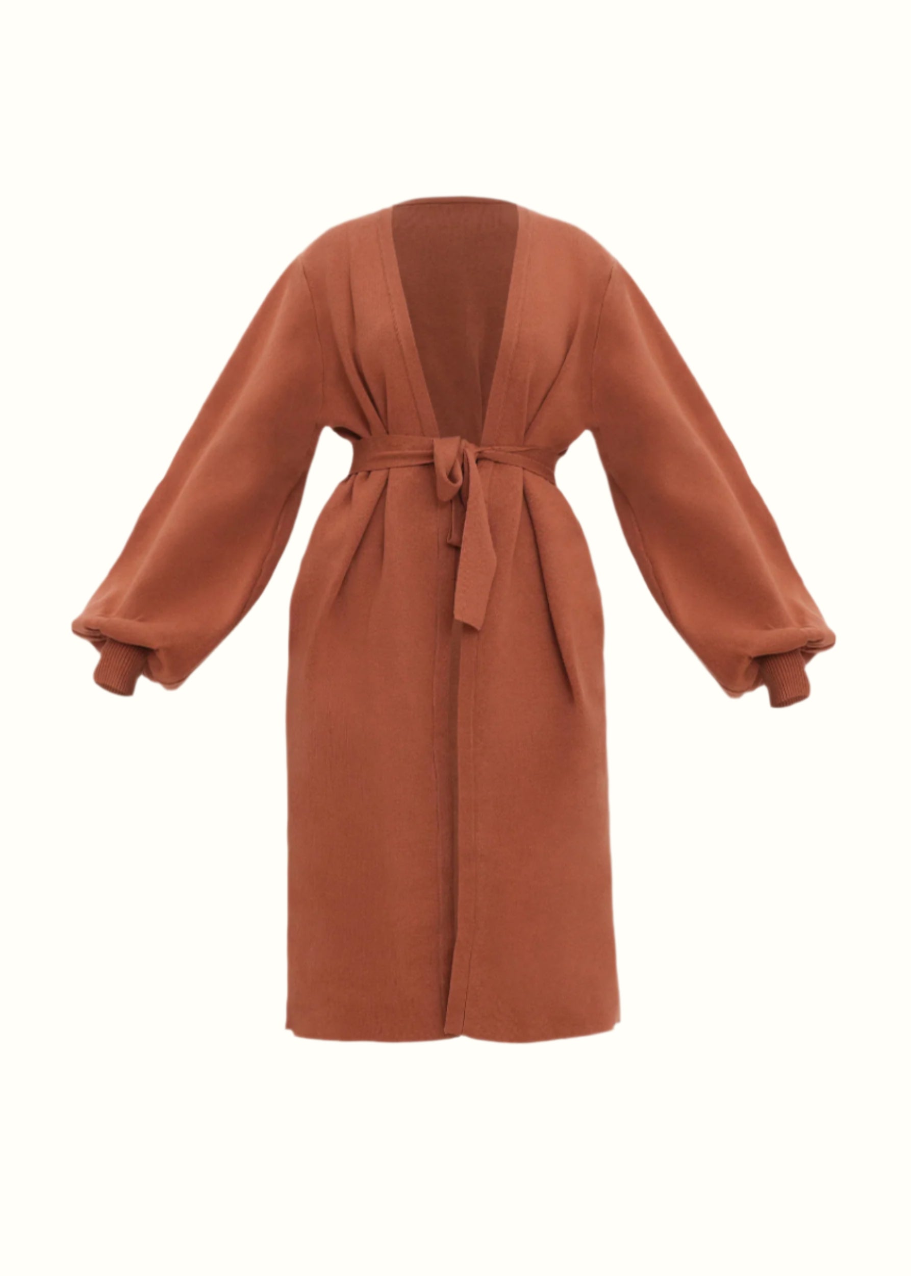 ONA KNIT CARDIGAN - PUMPKIN