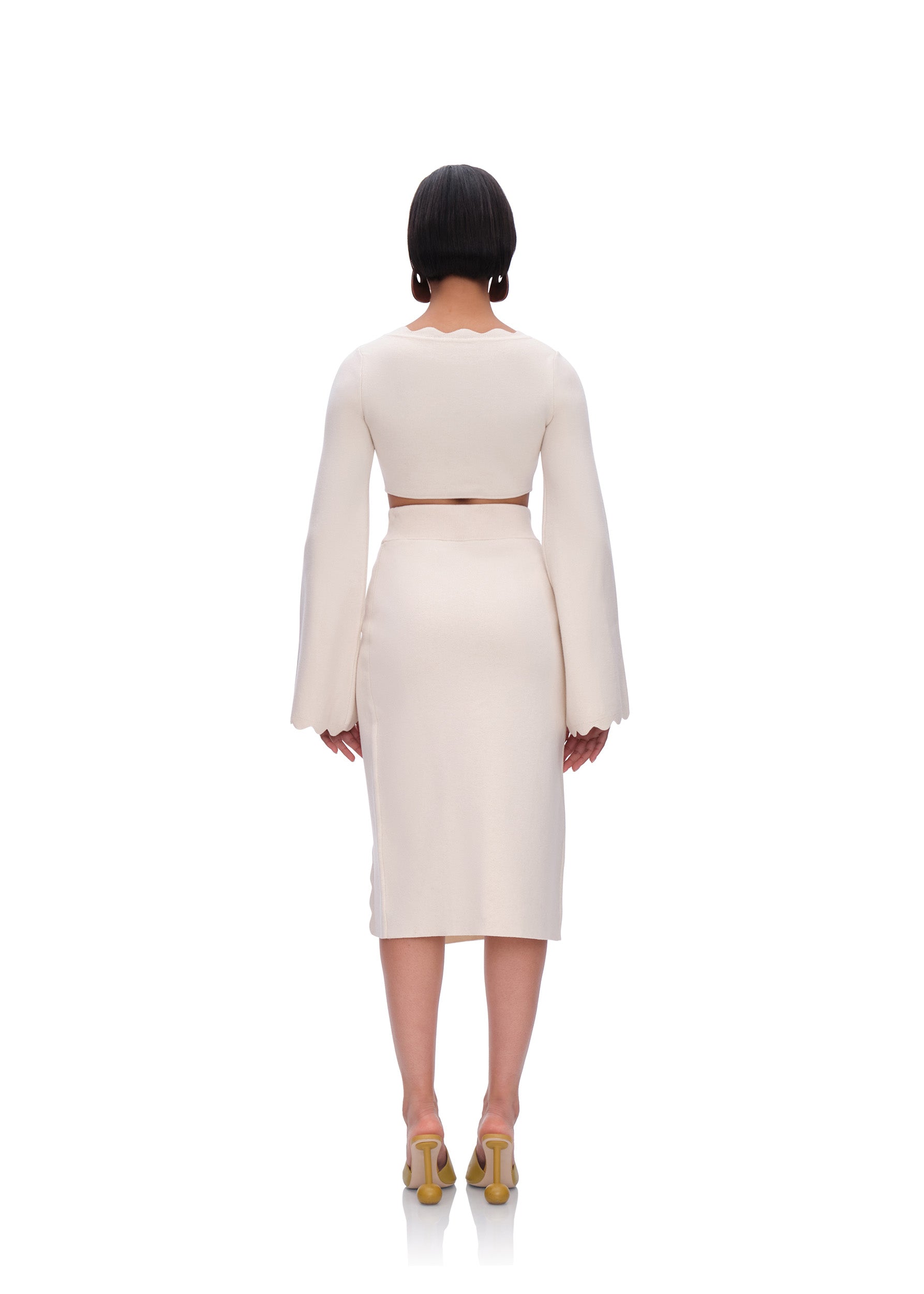 ODA CROP TOP - TUSK
