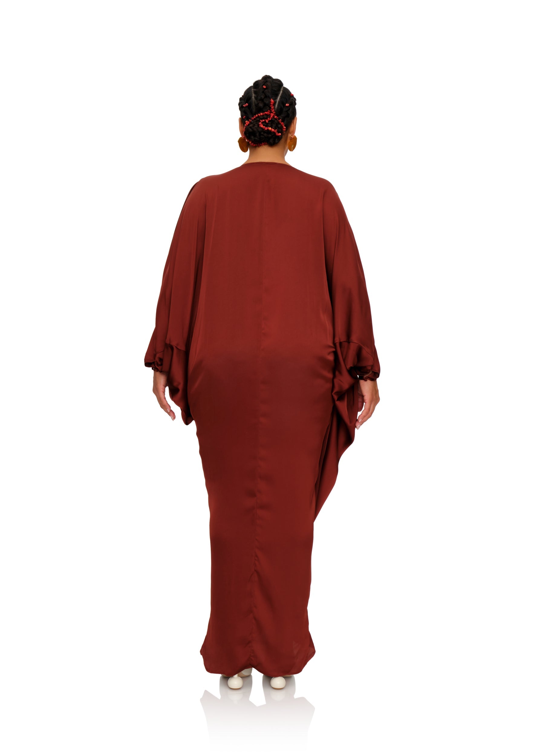 TIBARA KAFTAN DRESS - CINNAMON