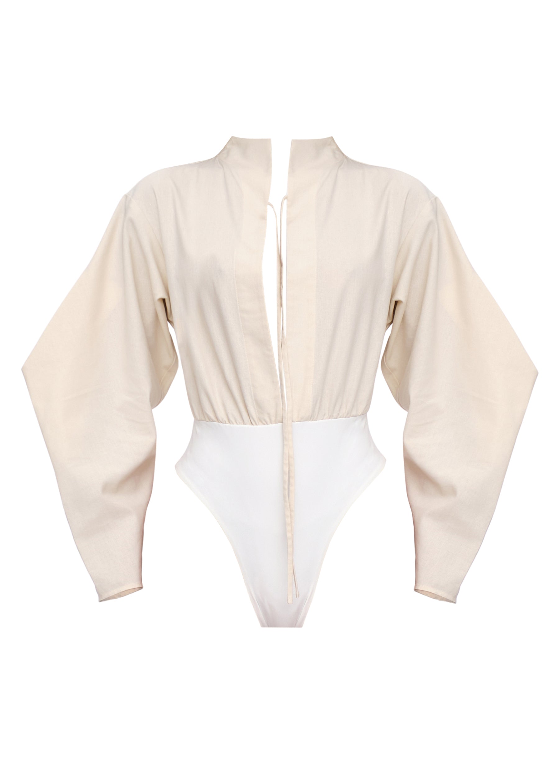 LINO BODYSUIT - LIMESTONE