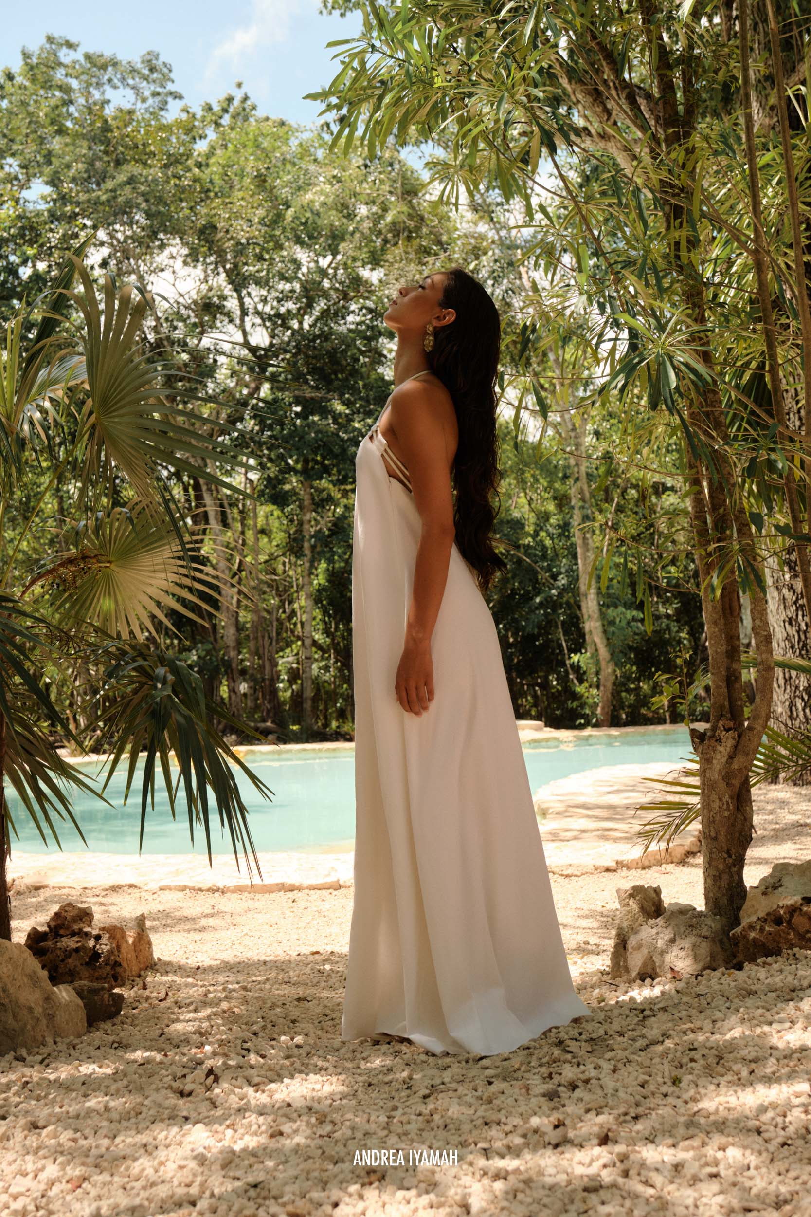 ESSI MAXI DRESS - LIMESTONE