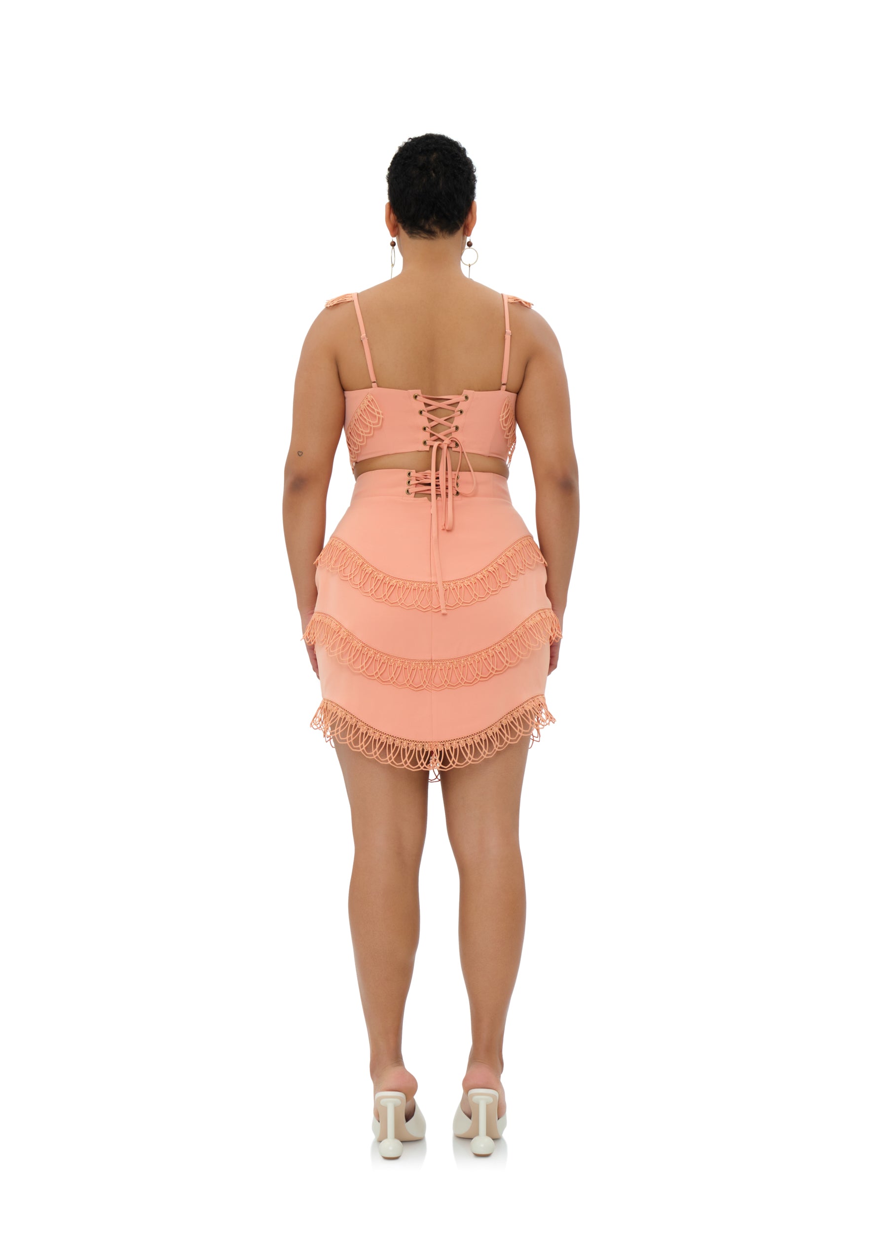 RIZO CROP TOP - POWDER PEACH