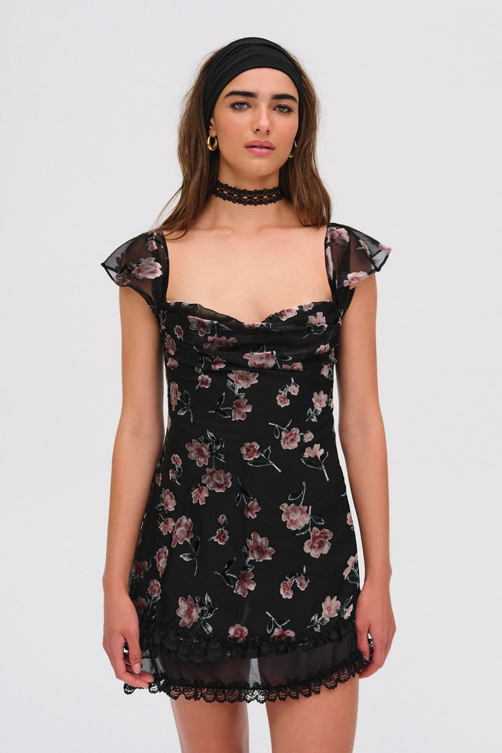 For Love & Lemons Aigrette Mini Dress