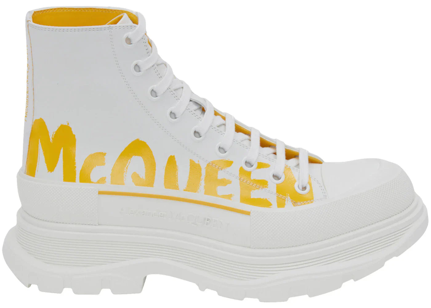 Alexander McQueen Logo Printed High-Top Sneakers