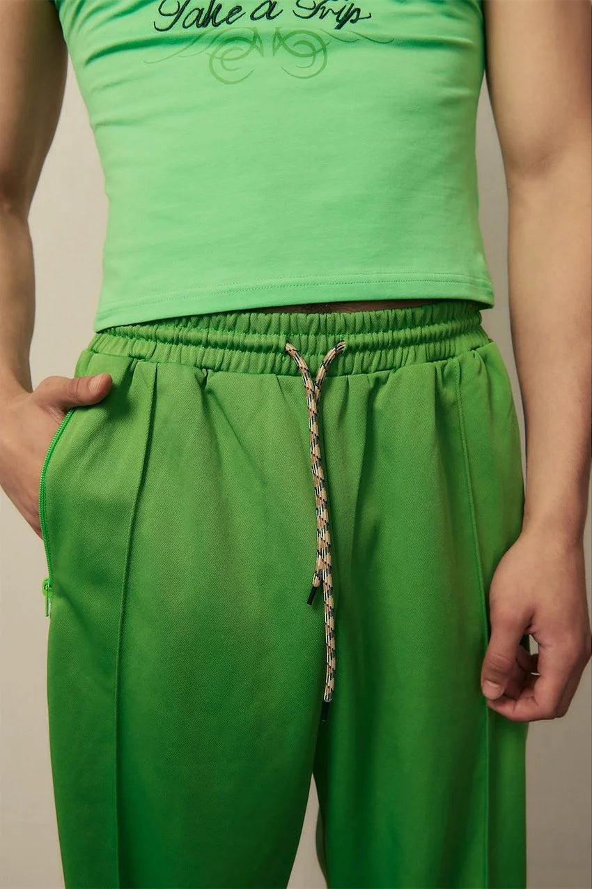House of Sunny All Star Tracksuit Pant - Perfect Green