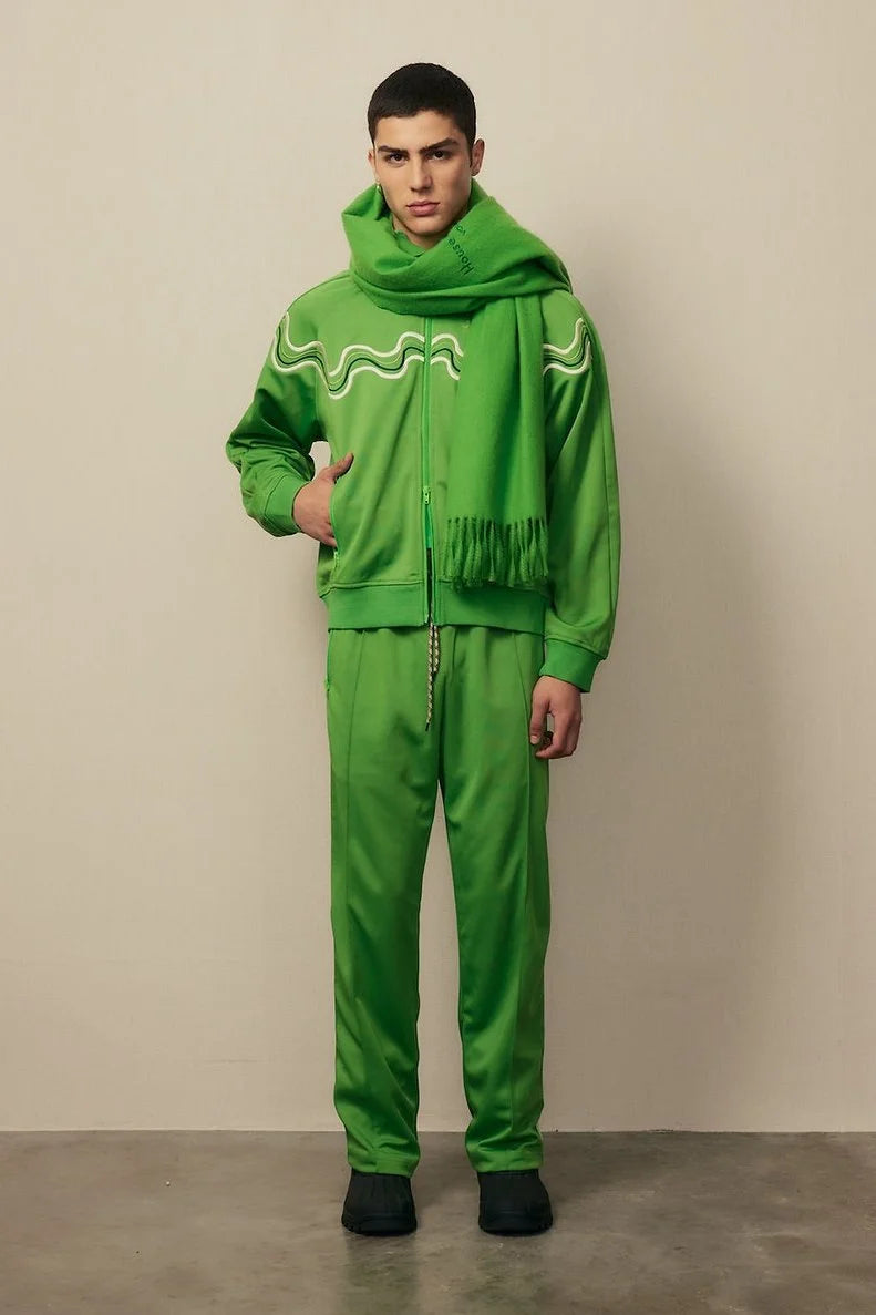 House of Sunny All Star Tracksuit Top - Perfect Green
