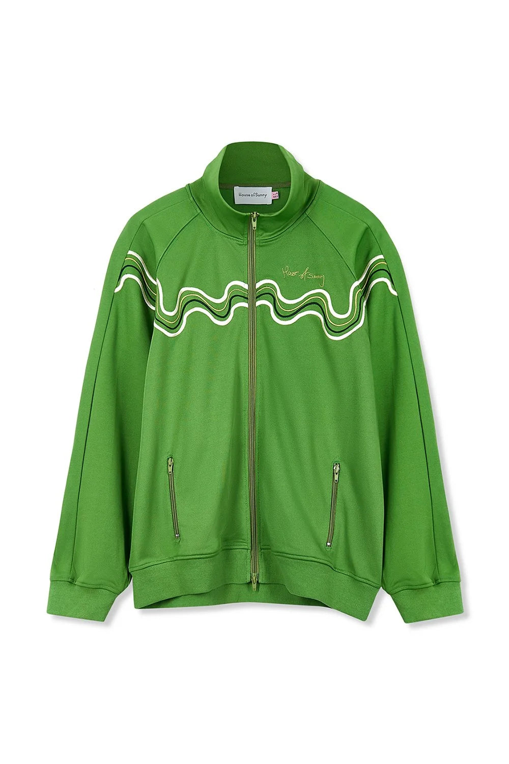 House of Sunny All Star Tracksuit Top - Perfect Green