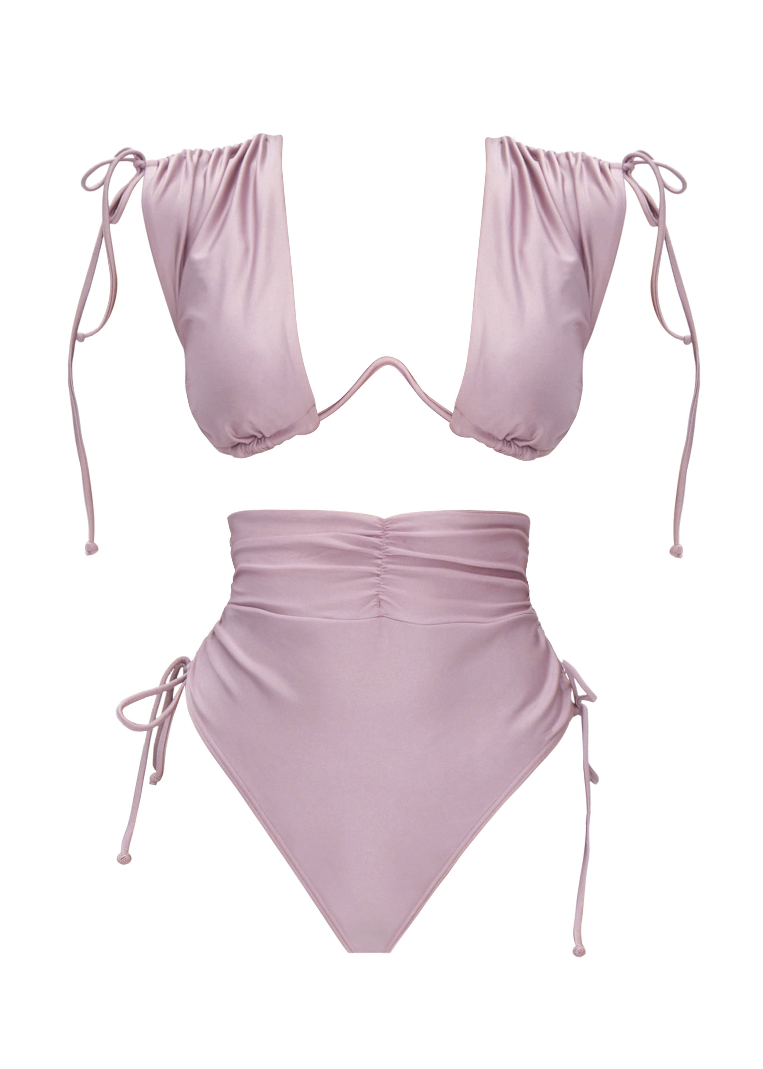 MENASA LILAC HIGH RISE BIKINI BOTTOM
