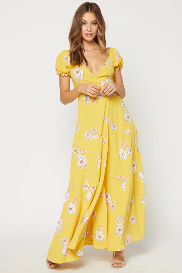 Flynn Skye Annabelle Wrap Maxi Dress