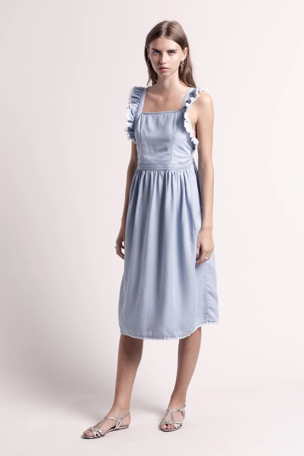 Deby Debo Arizona Chambray Midi Dress