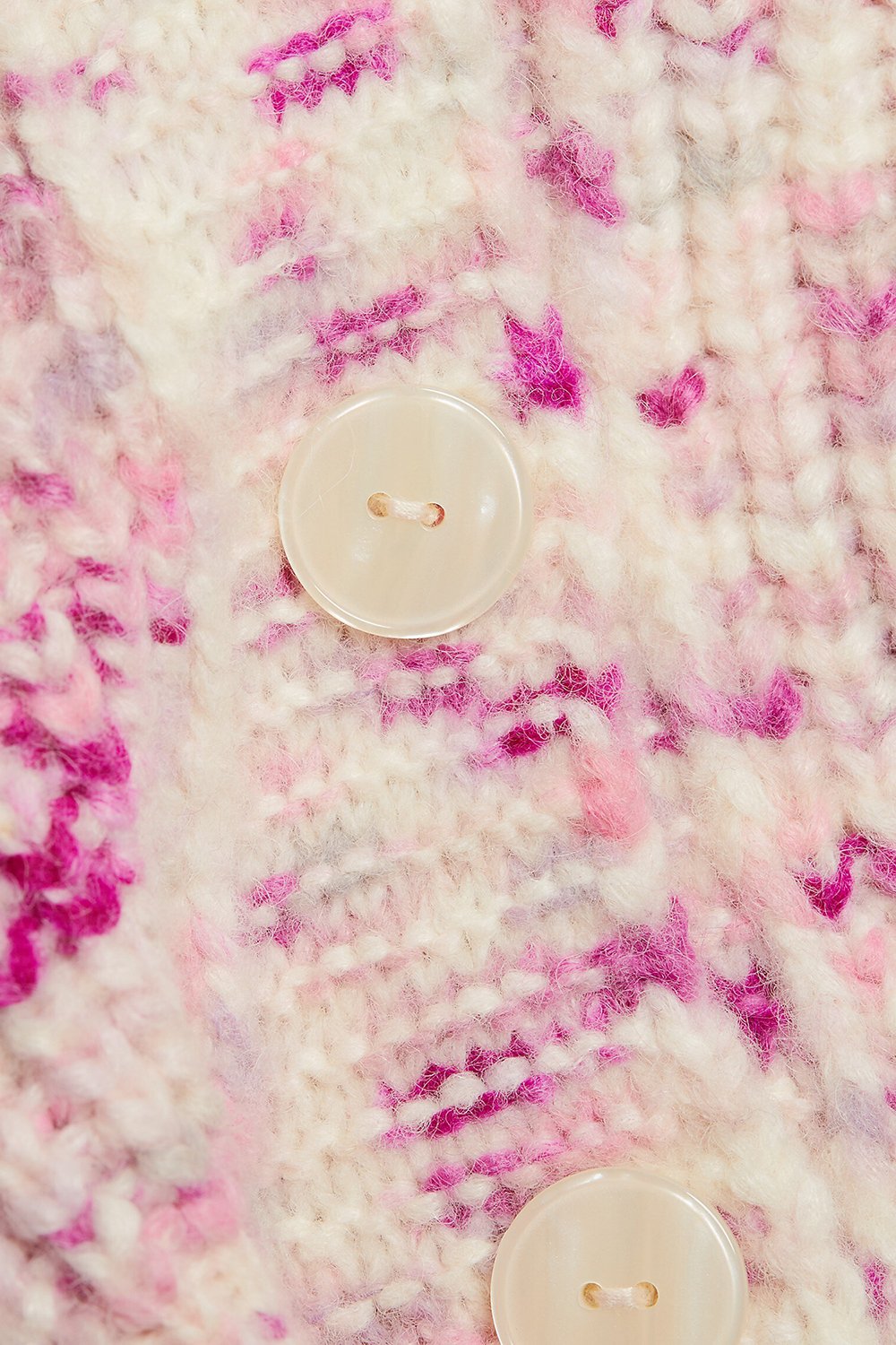 LoveShackFancy Avignon Crop Cardigan - Berry Medley