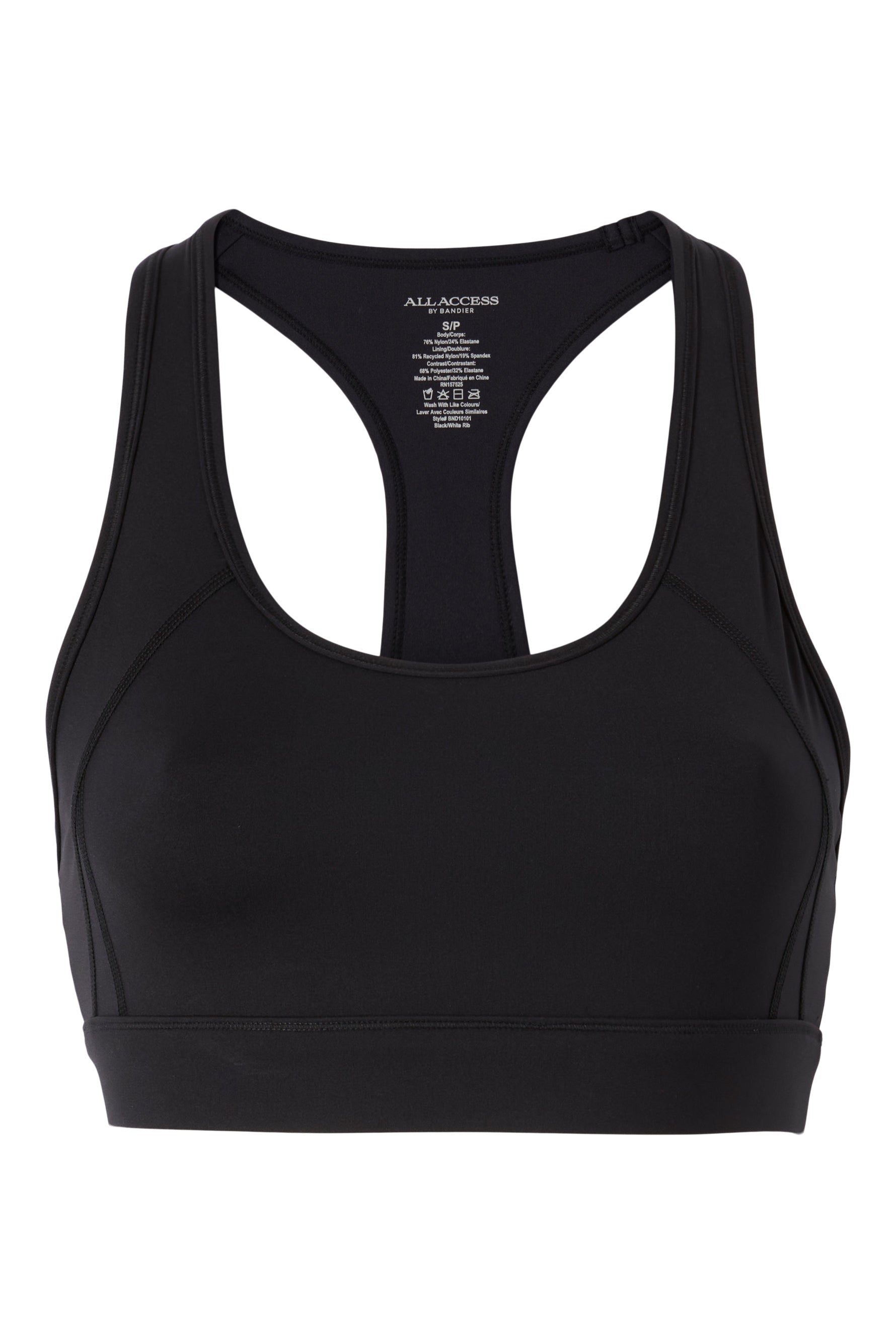 Center Stage Bra - Black