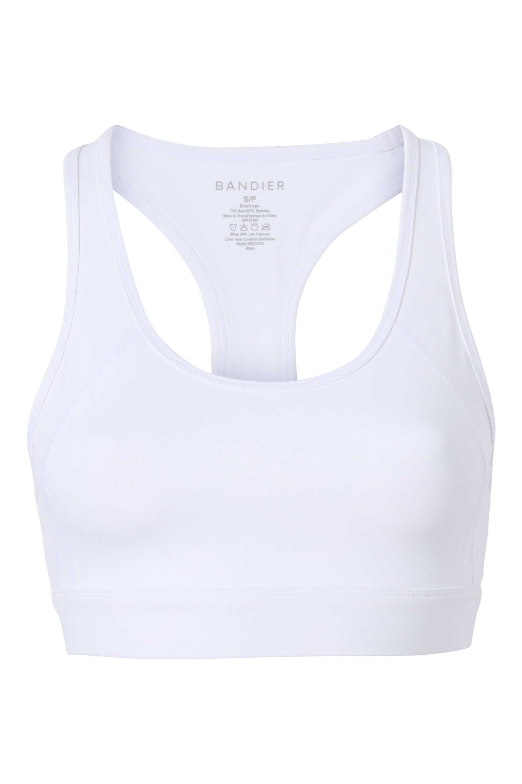 Center Stage Bra - White