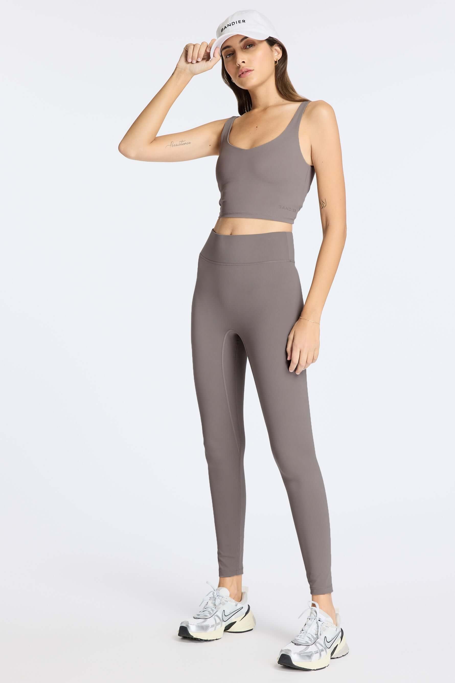 Center Stage Legging - Iron