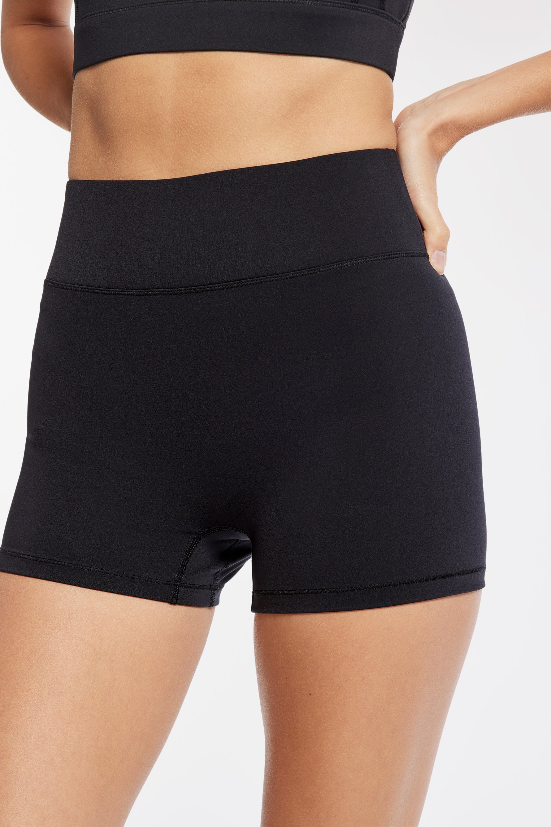 Center Stage 3in Biker Short - Black