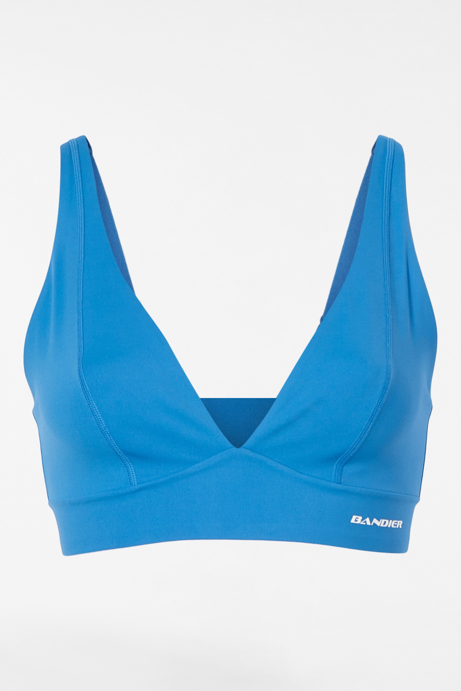 V Neck Plunge Bra - French Blue