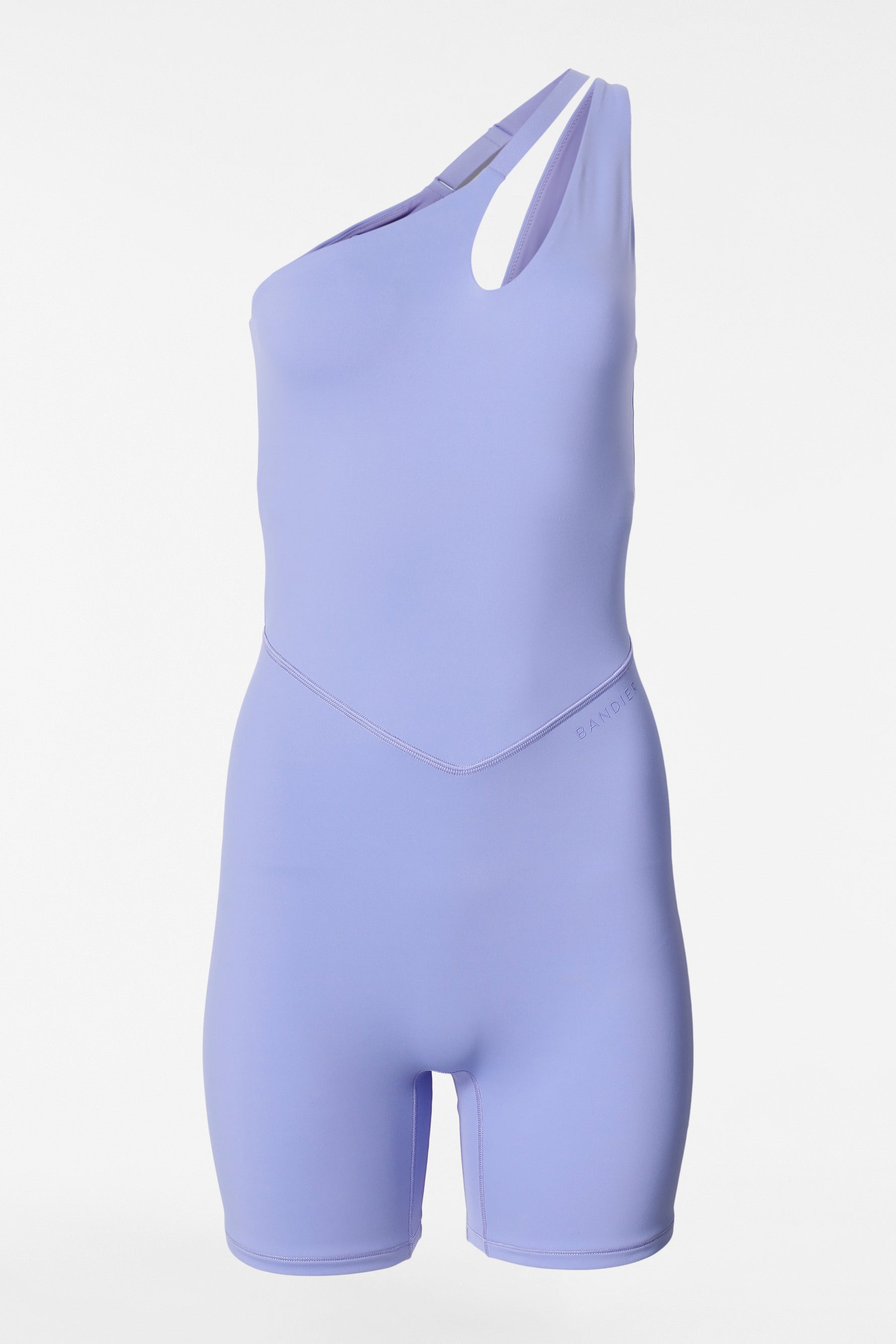 Asymmetric Tempo Short Catsuit - Jacaranda