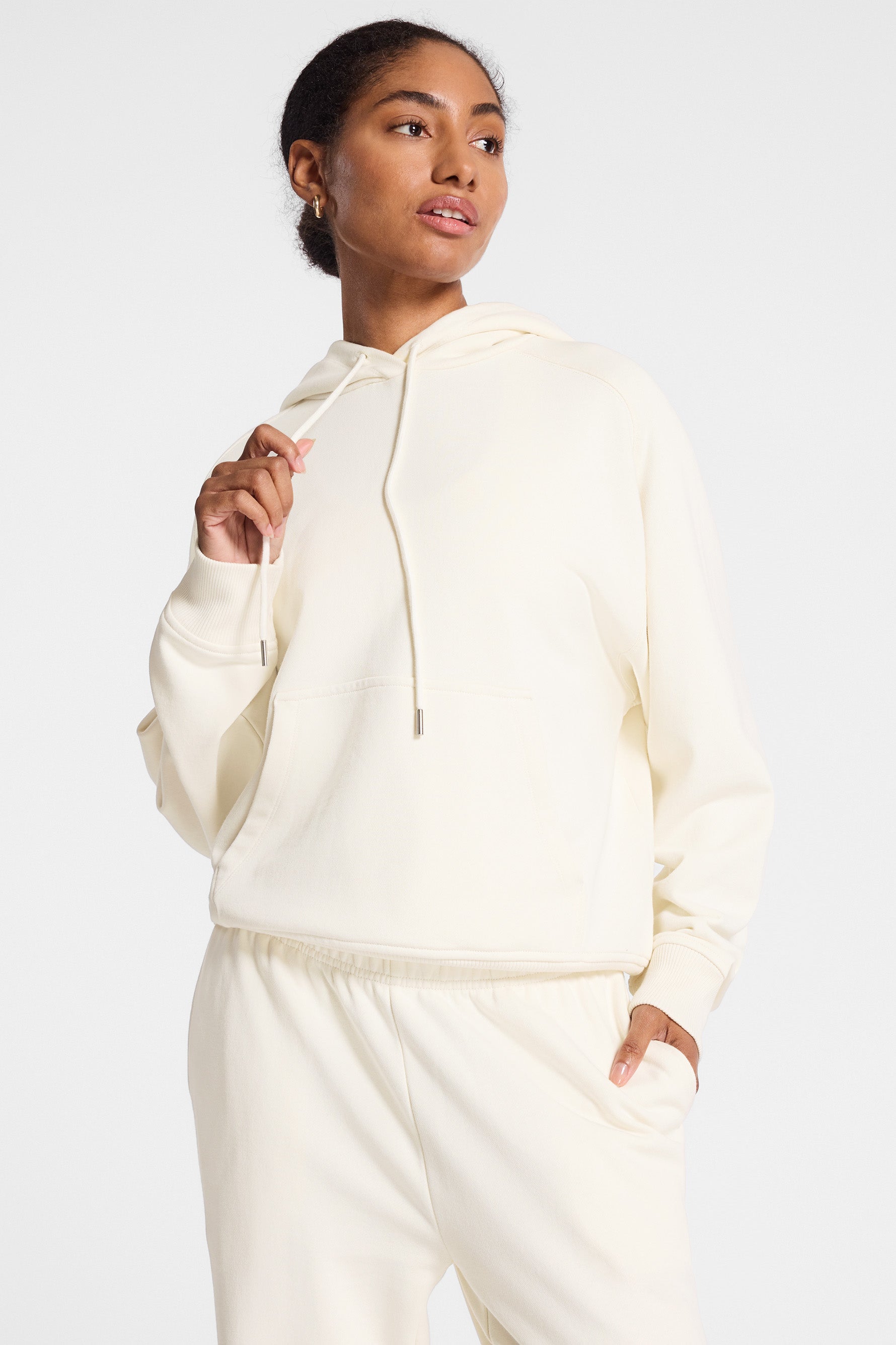 Classic Logo Terry Hoodie - Gardenia