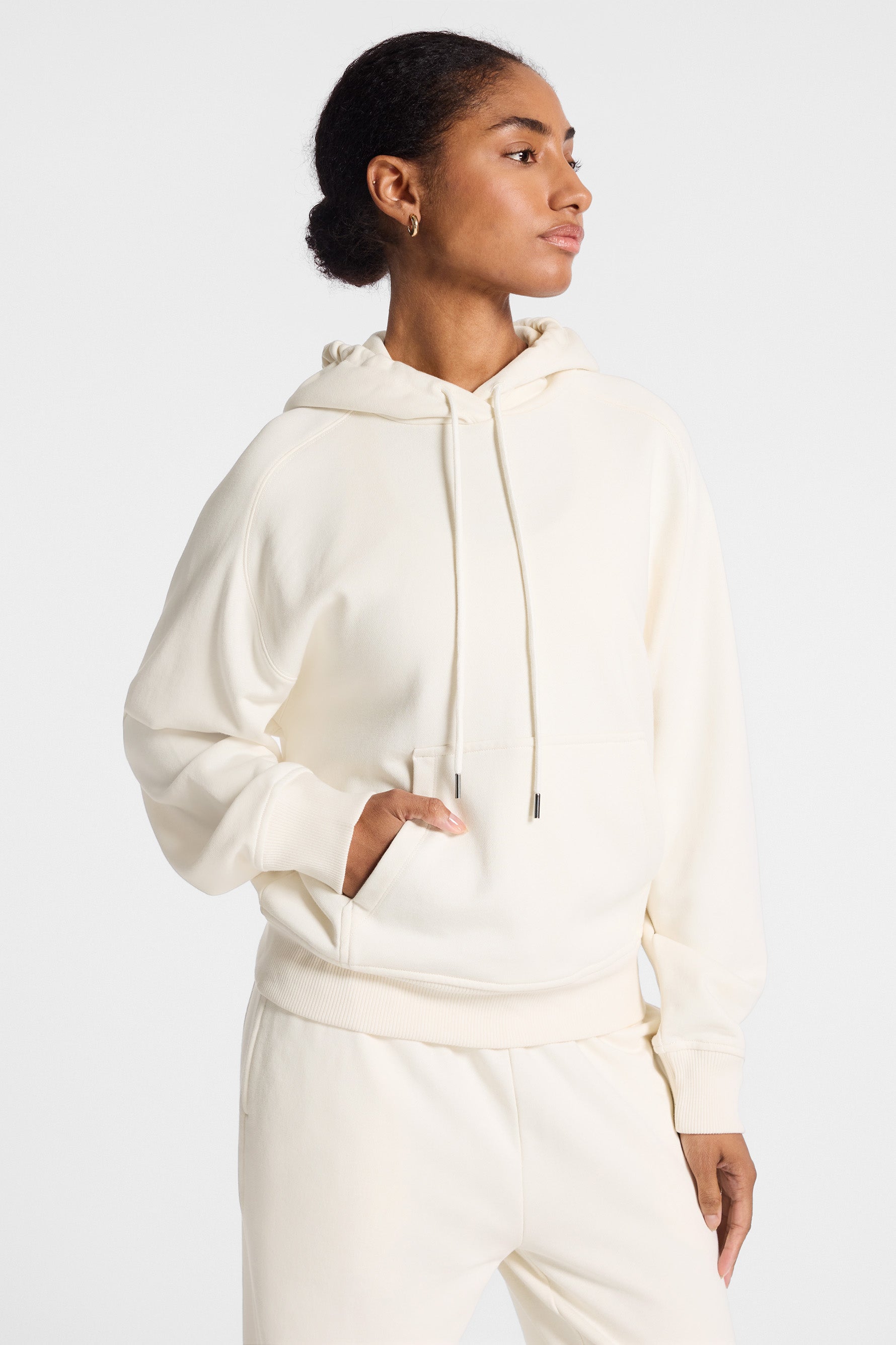 Classic Logo Terry Hoodie - Gardenia