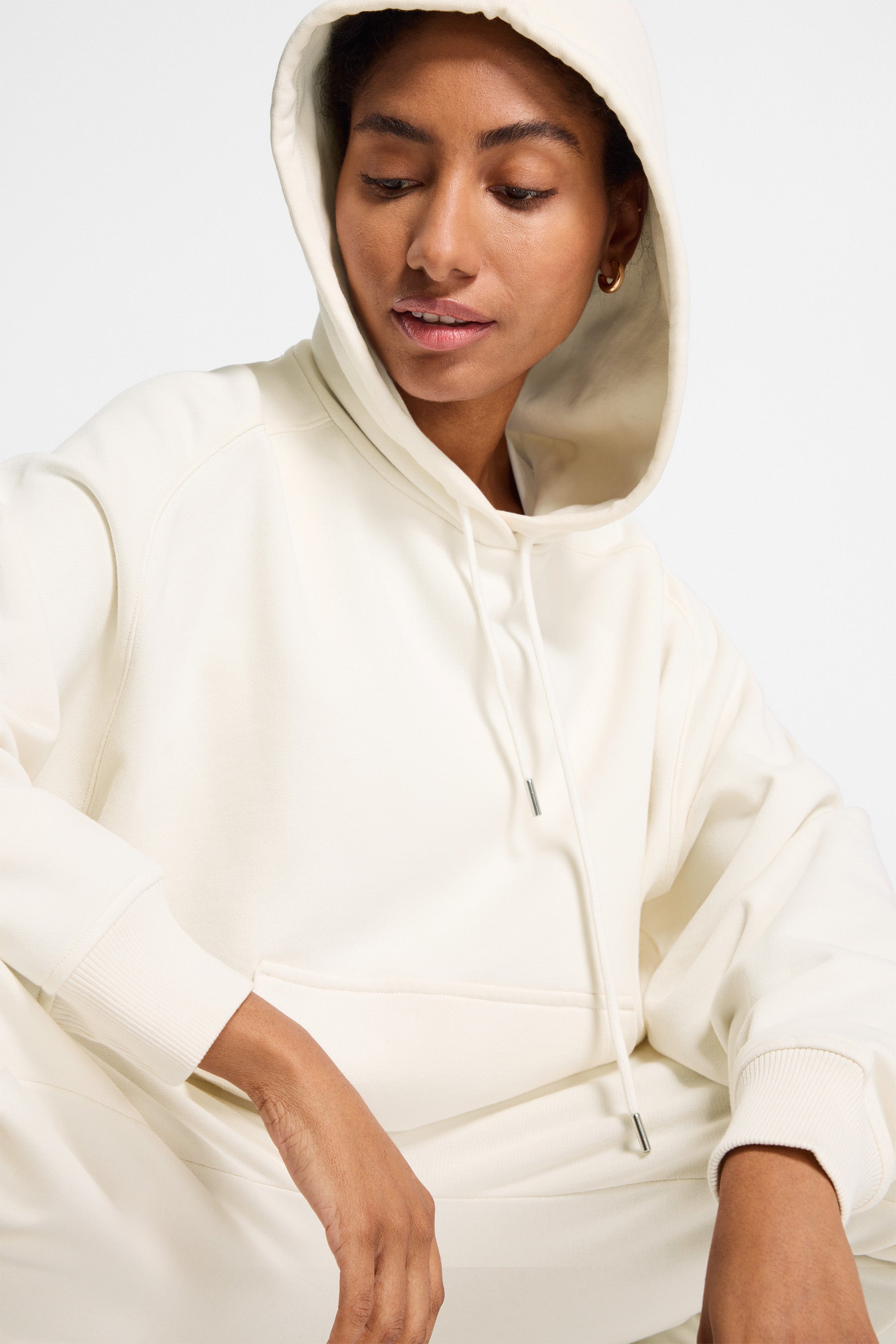 Classic Logo Terry Hoodie - Gardenia