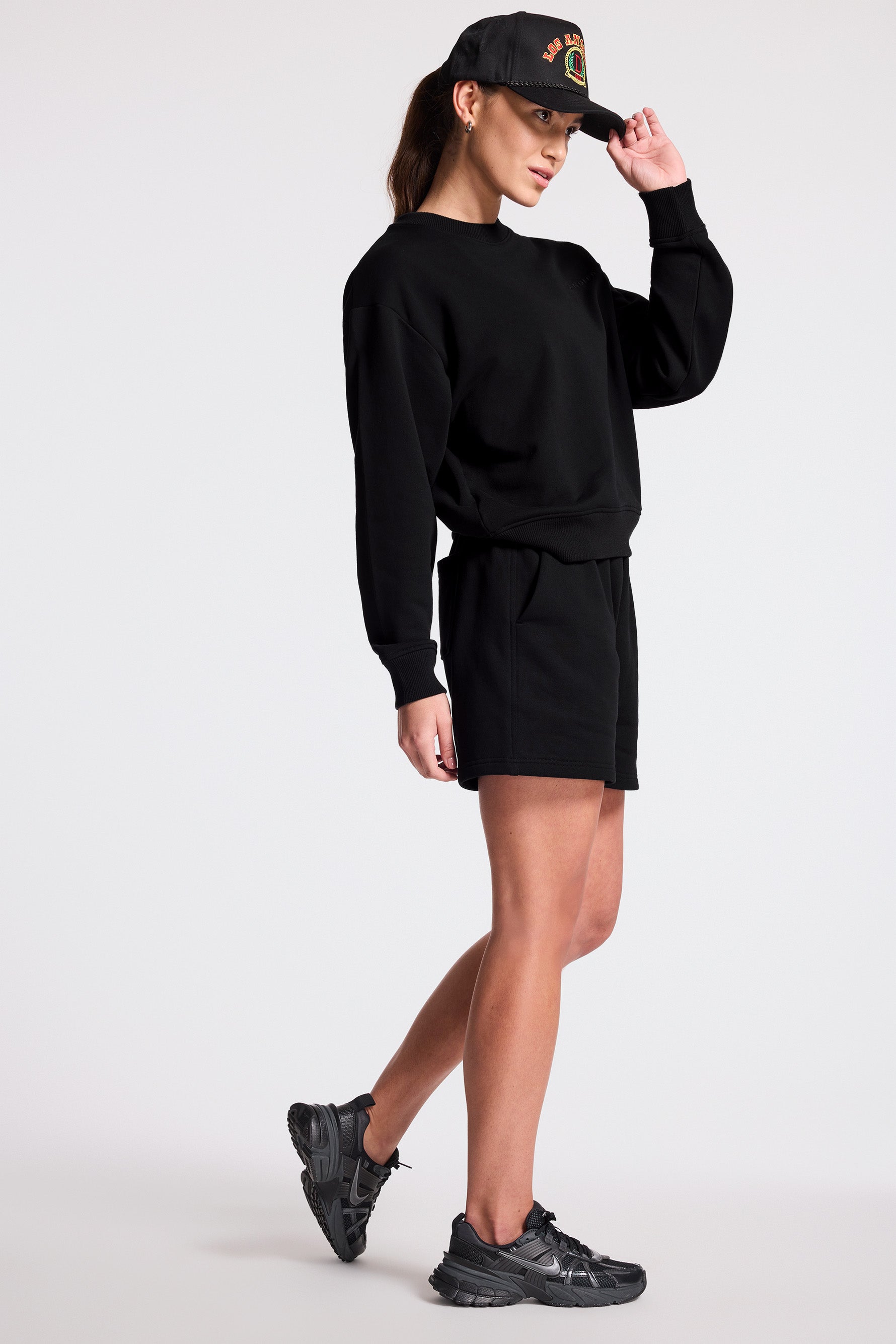 Classic Logo Terry Sweat Short - Black