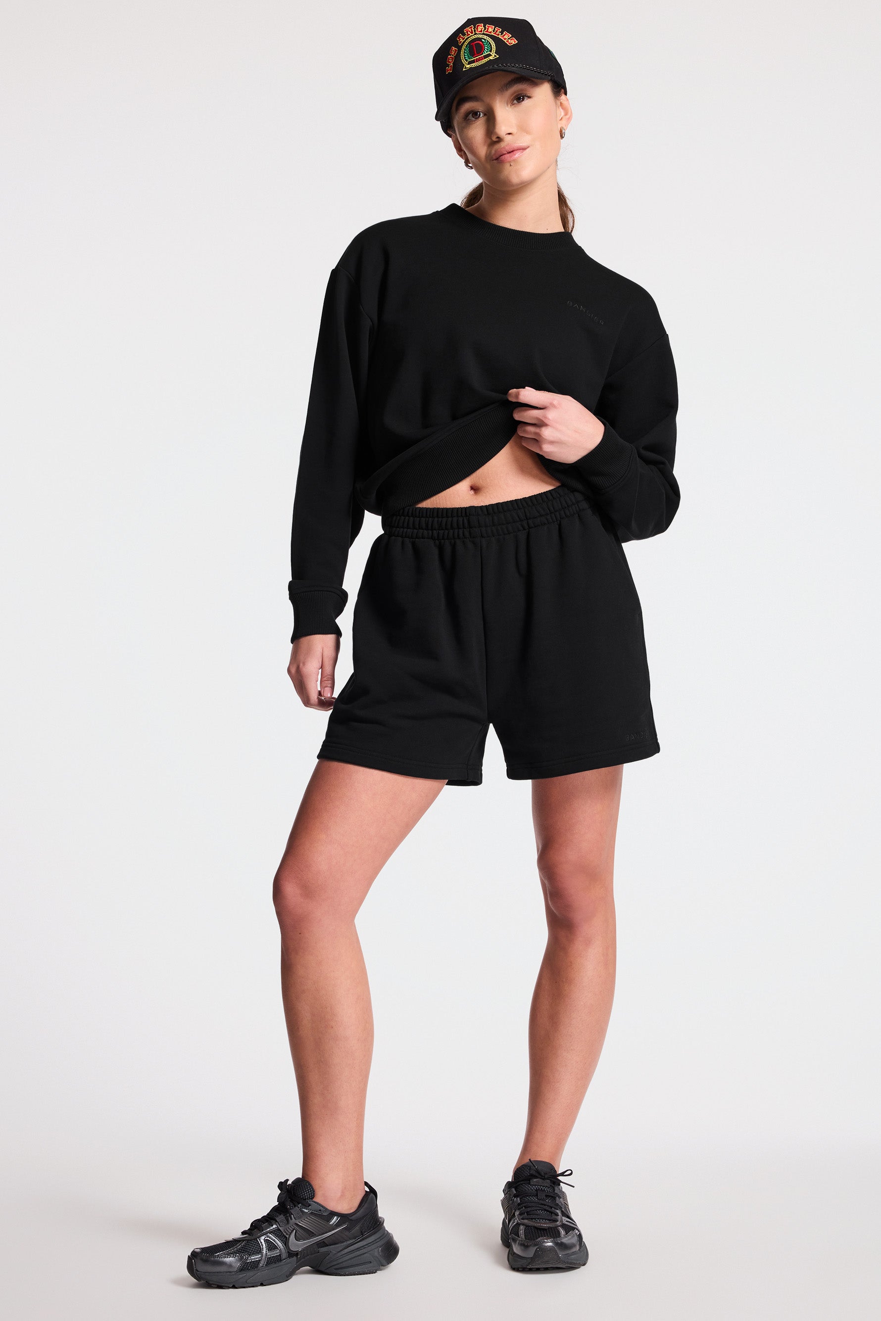 Classic Logo Terry Sweat Short - Black